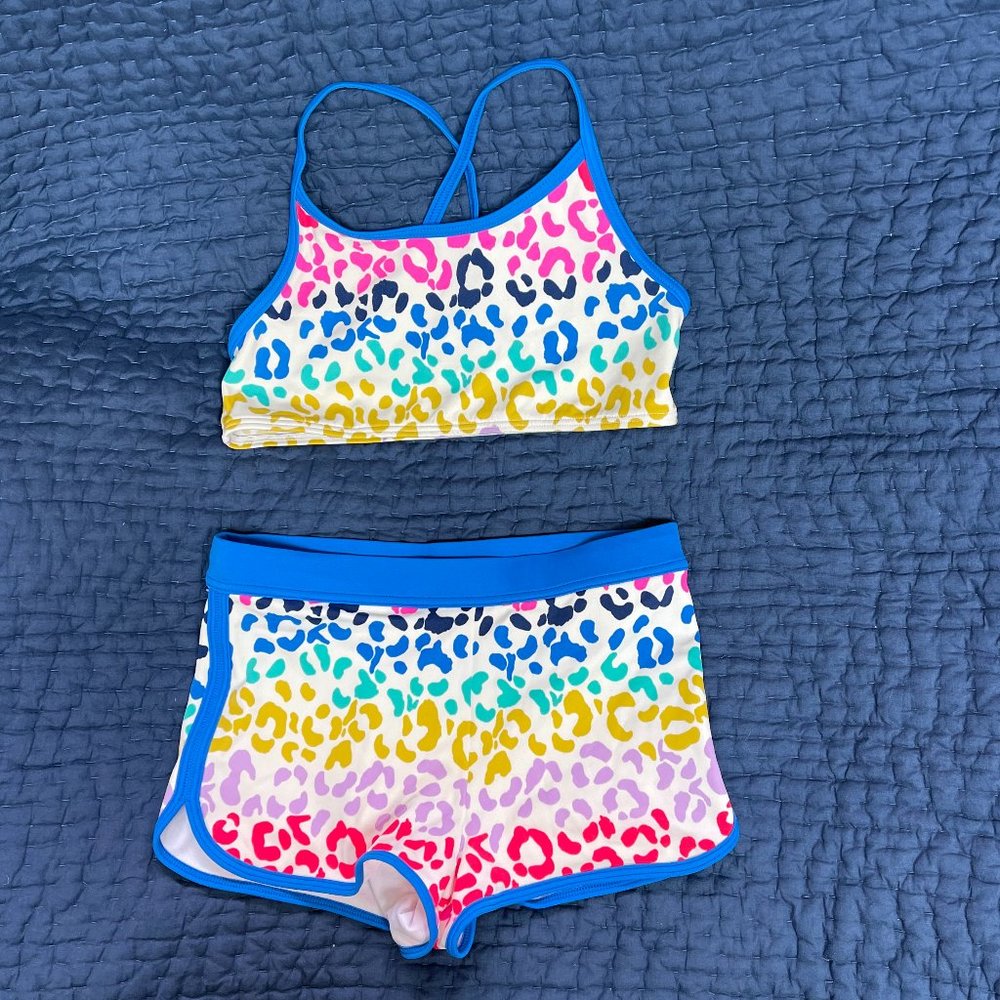 Mini Boden, Bikini Swimsuit, Girls Size 9-10y